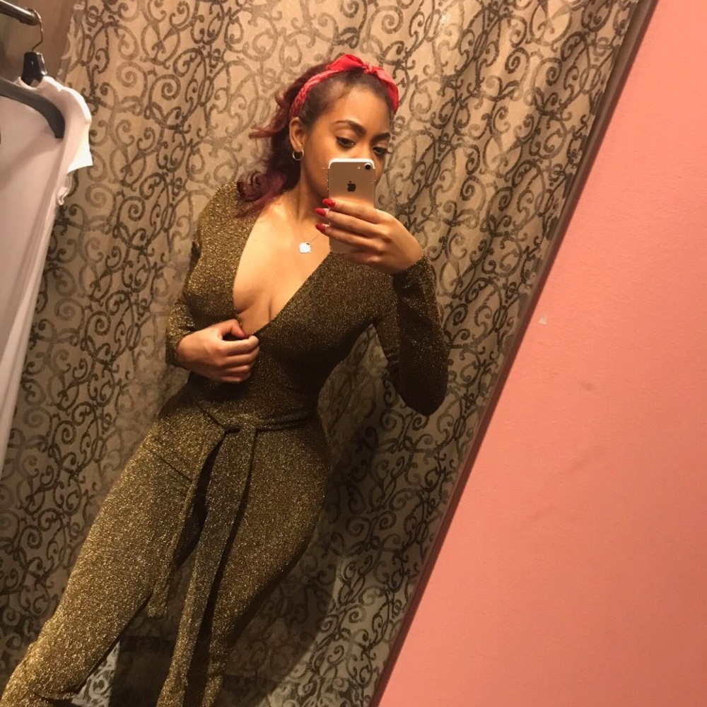 Gold jumpsuit